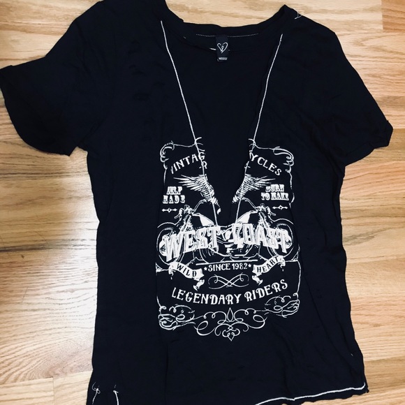 Black top with mesh - Picture 2 of 4